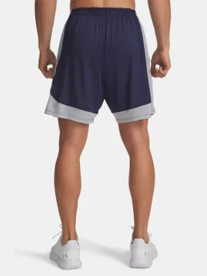 Pantaloni scurți pentru bărbați UNDER ARMOUR UA TECH VENT 2IN1 SHORT 6005917-410 ALBASTRU