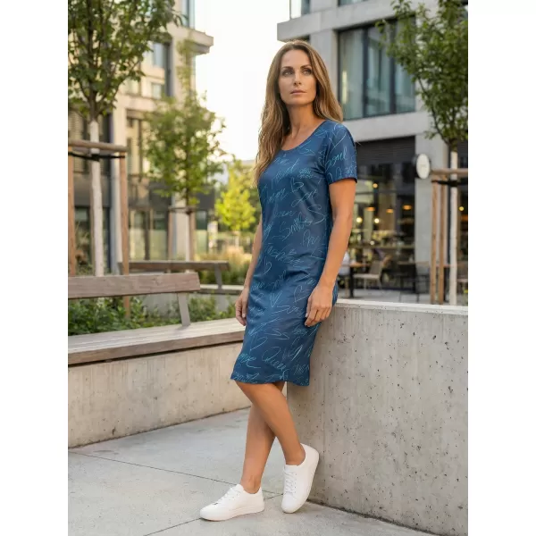  Tricou premium extins pentru femei ALTISPORT VOJ/ALW084SAT02 ALBASTRU 