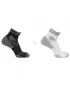 Șosete SALOMON AERO ANKLE 2-PACK ALB/NEGRU
