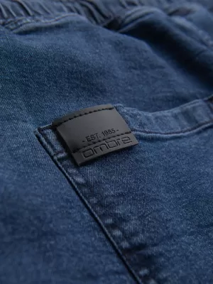 Pantaloni scurţi OMBRE OM-SRDS-0161 ALBASTRU ÎNCHIS