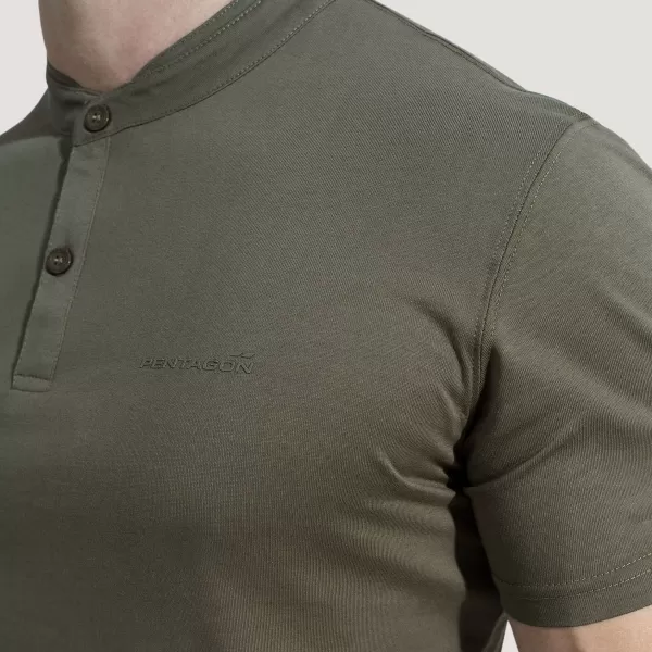  tricou PENTAGON ROMEO 2.0 HENLEY T-SHIRT K09050 MARO GRI 
