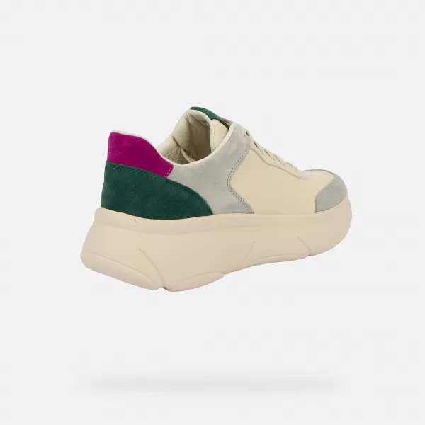  Adidași de damă GEOX NEBULA 2.0 X G009657 CREMOS 