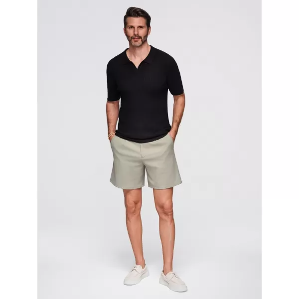  Tricou pentru bărbați OMBRE OM-POSS-0160 NEGRU 