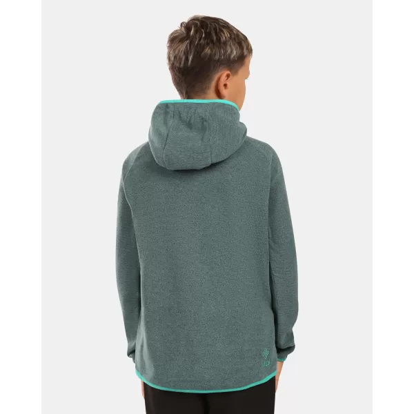  Hanorac fleece pentru băieți KILPI FLOND-JB ZJ0202KI VERDE 