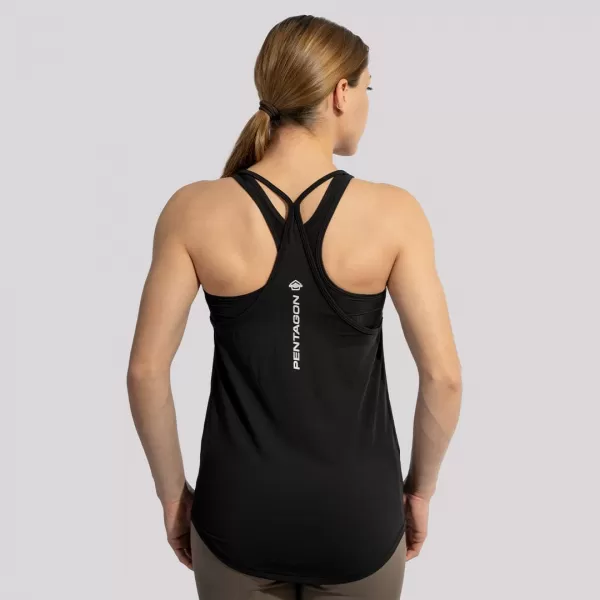  Maieu de damă PENTAGON UNITY WOMENS MESH TANK TOP K09045 NEGRU 