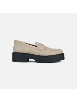 Mocasini de dama GEOX SPHERICA EC7 BEJ