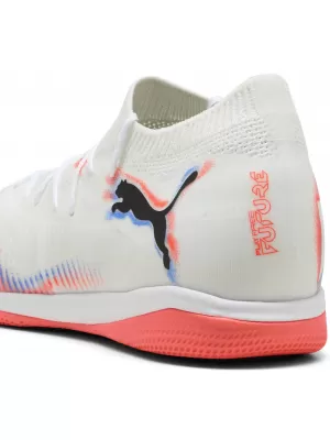 Cizme PUMA FUTURE 8 MATCH IT 10859801 WHITE/ ALB/PUMA NEGRU/ROȘU STRĂLUCITOR