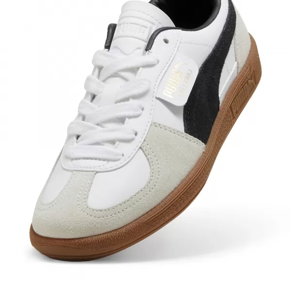  Pantofi pentru bebeluși PUMA PALERMO LTH JR 39727501 PUMA WHITE/VAPOR GRAY/GUM 