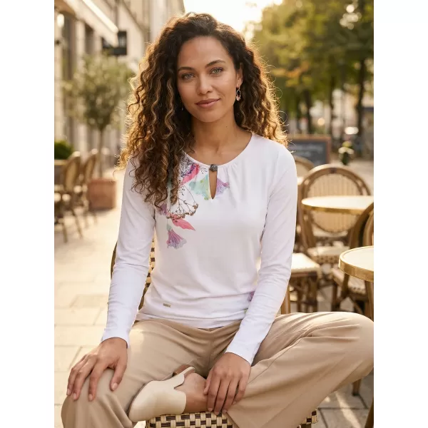 Tricou pentru femei ALTISPORT GLADYS ALB 