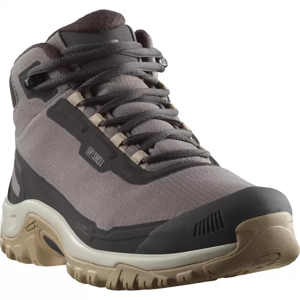  Pantofi de dama SALOMON SHELTER WATERPROOF W PISICUTA DE PRUNE/FANTOMA/DESERT BRONZ 