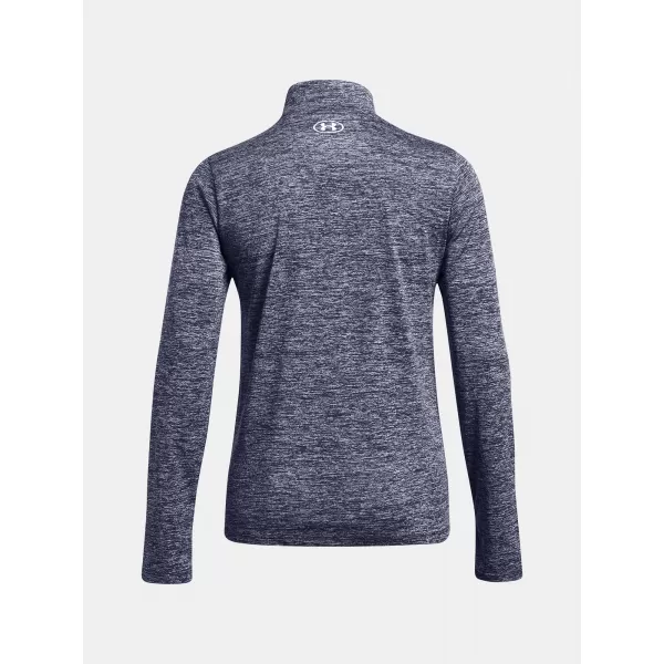  Tricou pentru femei UNDER ARMOUR TECH 1/2 ZIP- TWIST 1384225-410 ALBASTRU 