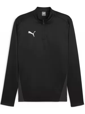 Cămaşă PUMA TEAMGOAL TRAINING 1/4 ZIP TO 658629_03 PUMA NEGRU/ALB/GRI ÎNCHIS