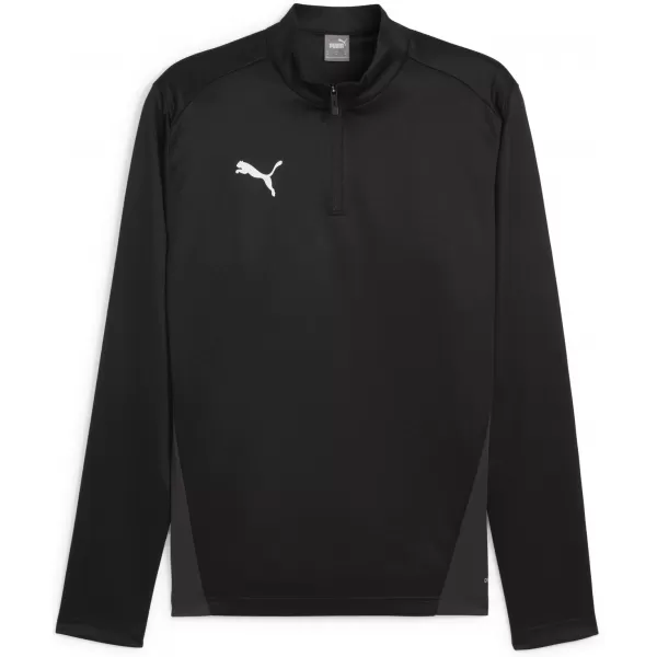  Cămaşă PUMA TEAMGOAL TRAINING 1/4 ZIP TO 658629_03 PUMA NEGRU/ALB/GRI ÎNCHIS 