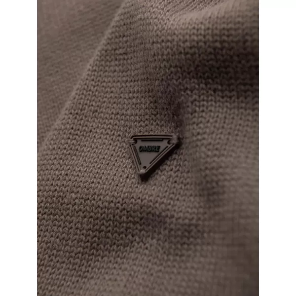  Pulover pentru bărbați OMBRE OM-SWTN-0163 GRI-MARO 