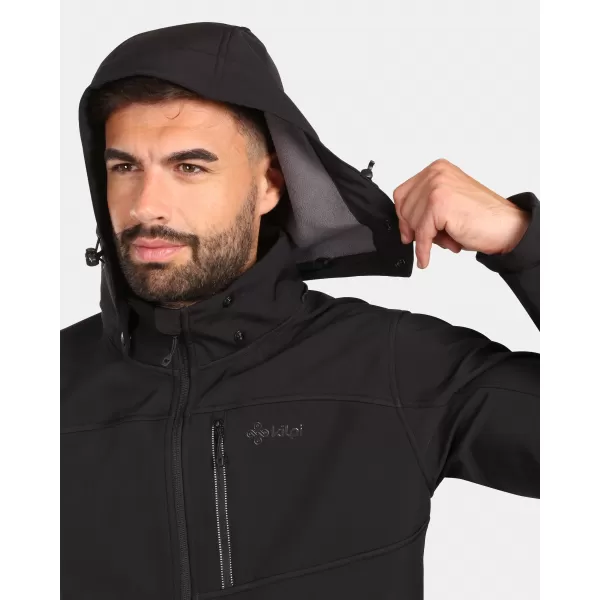  Jachetă softshell pentru bărbați KILPI RAVIO-M ZM0129KI NEGRU 
