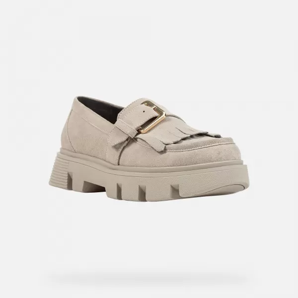  Mocasini de dama GEOX VILDE CREMOS 