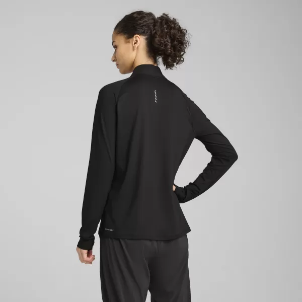  Cămaşă PUMA W RUN VELOCITY CLOUDSPUN 1/4 ZIP 52665001 PUMA NEGRU 