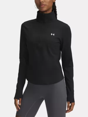 Tricou pentru femei UNDER ARMOUR MOTION 1/2 ZIP EMEA 6001618-001 NEGRU
