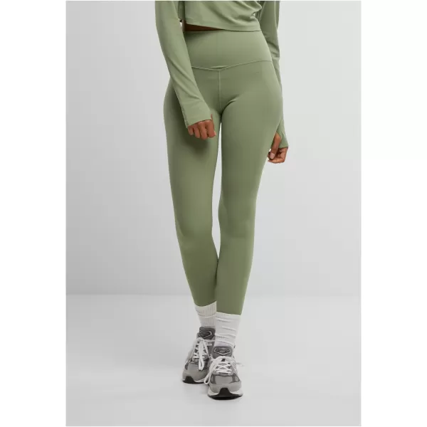  Pantalonii pentru doamne URBAN CLASSICS TB7804 MATCHA GREEN 