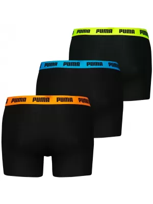 Boxer PUMA MEN EVERYDAY BOXER 3P 93832706 CULORILE LOGO -ULUI NEGRU/VAROS