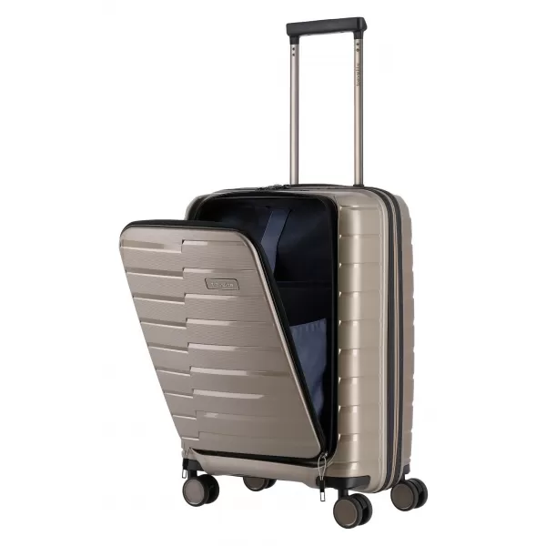  Valiză TRAVELITE AIR BASE 4W S FRONT POCKET ȘAMPANIE 