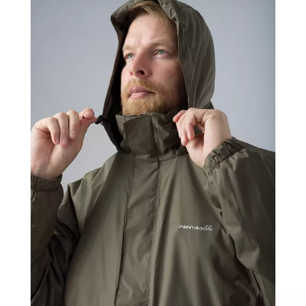  Sacou PENTAGON ATLANTIC V2.0 RAIN JACKET K07022 GRI MARO 