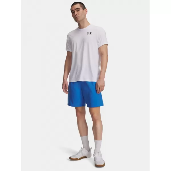  Pantaloni scurți pentru bărbați UNDER ARMOUR UA TECH WOVEN WORDMARK SHORT 1383356-402 ALBASTRU 