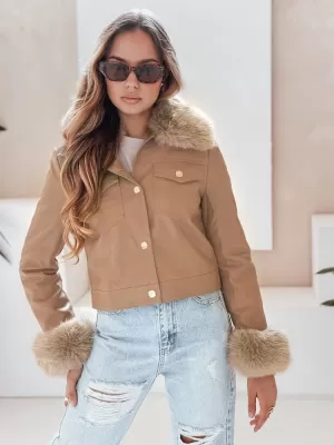 Geaca de dama DSTREET TY5139 CARAMEL