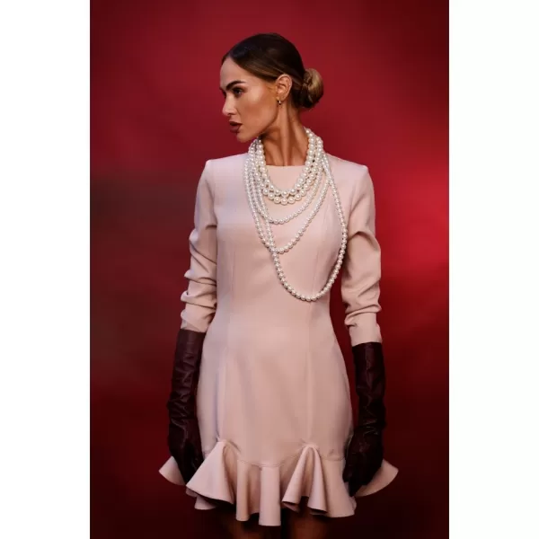  Rochie MOE M880 BEJ 