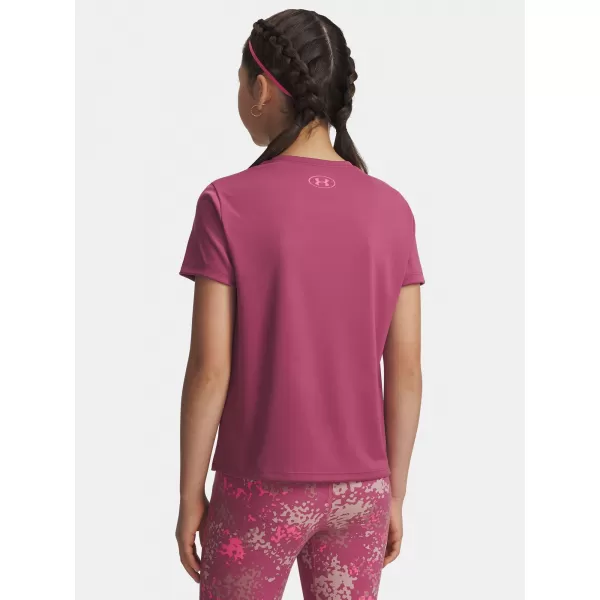  Tricou fetita UNDER ARMOUR TECH VARSITY GRAPHIC SS 6007917-659 ROŞU 