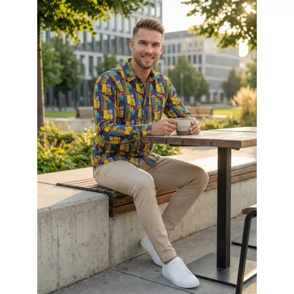  Cămașă pentru bărbați ALTISPORT GREEN MUŞTAR 
