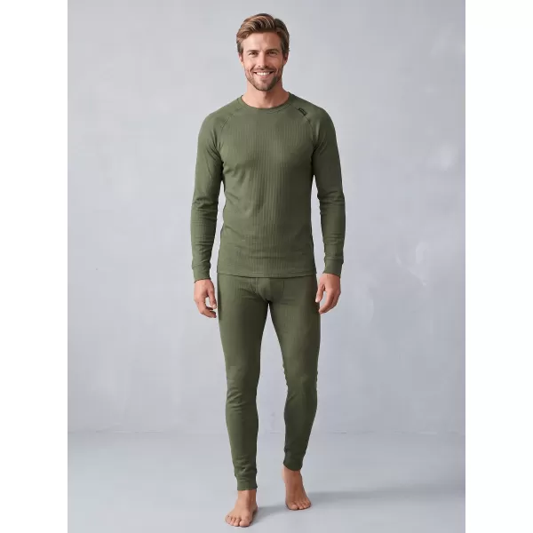  Set termic pentru bărbați ALTISPORT GAIN KAKI/NEGRU 