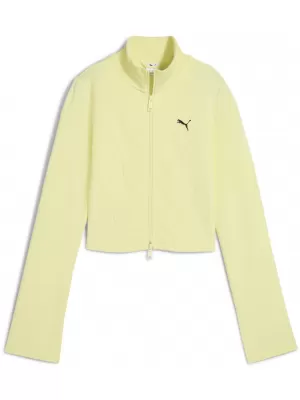 Geaca de dama PUMA DARE TO SLIM CROPPED TRACK JACKET 63214635 LUNA DE AUR