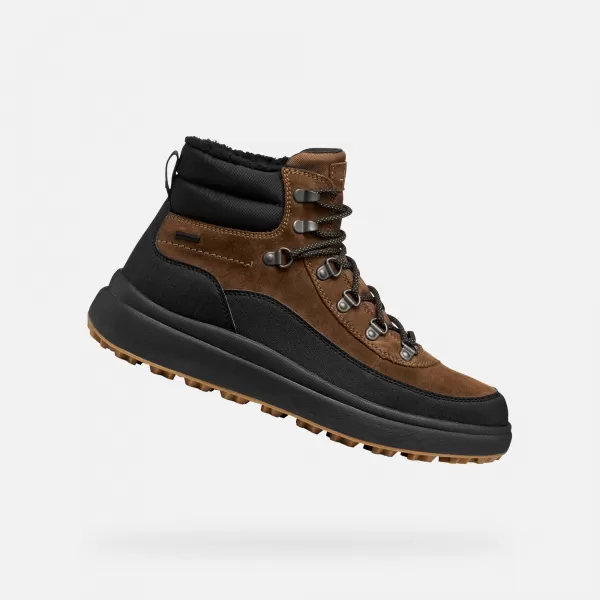  Pantofi pentru bărbați GEOX GRANITO + GRIP B A G011188 MARO ÎNCHIS 