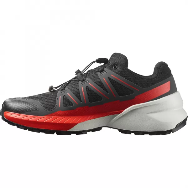  Pantofi pentru bărbați SALOMON SPEEDCROSS PEAK NEGRU/ASFALT/ROSU APRINS 