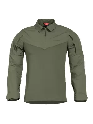 Tricou pentru bărbați cu mâneci lungi PENTAGON RANGER SHIRT K02013 VERDE CAMO