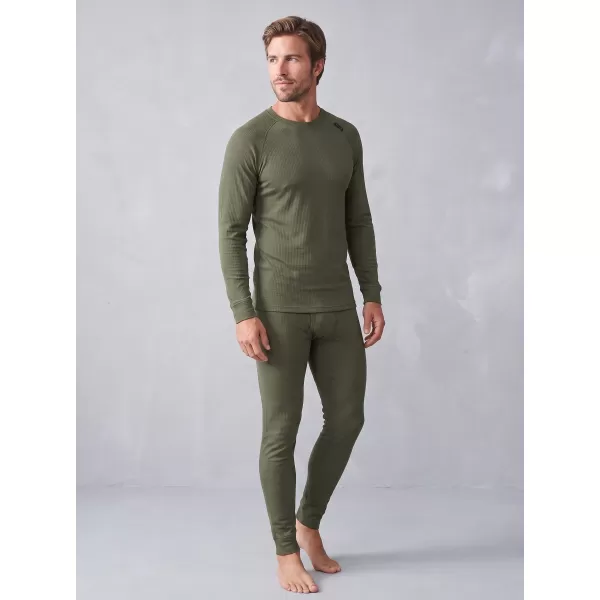  Set termic pentru bărbați ALTISPORT GAIN KAKI/NEGRU 