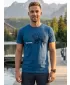 Tricou pentru bărbați cu mâneci scurte ALTISPORT ALM193129 DENIM