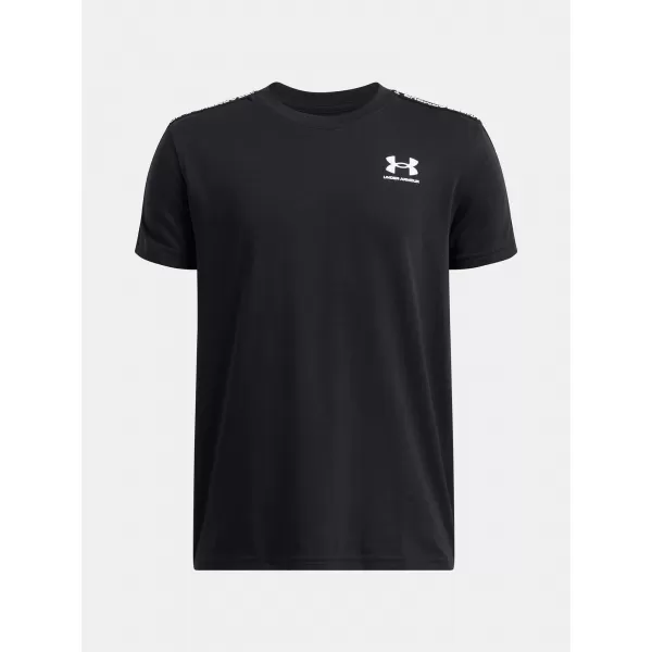  Tricou băieți UNDER ARMOUR UA B ICON TAPED SS 6001583-001 NEGRU 