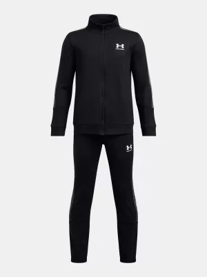 Trusa pentru baieti UNDER ARMOUR UA B ICON KNIT TRACKSUIT 1390295-001 NEGRU