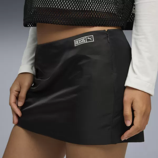  Fusta doamnelor PUMA X ROSÉ MICRO MINI SKIRT 63379801 PUMA NEGRU 
