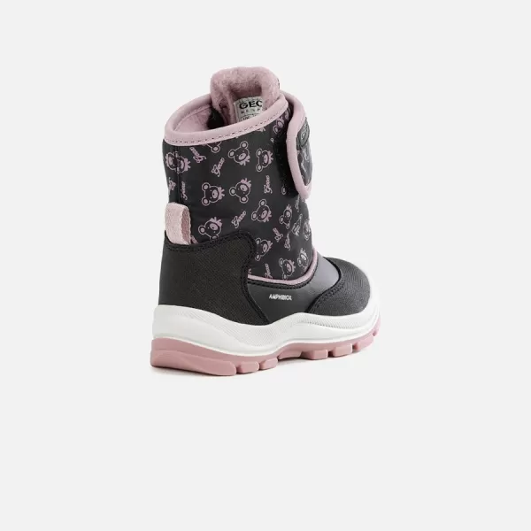  Botine pentru fete GEOX FLANFIL ABX G008905 NEGRU 
