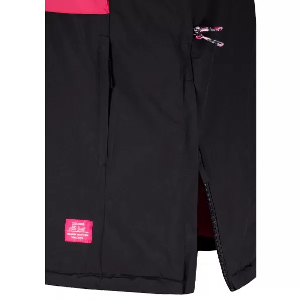  Geaca de iarna dama ALTISPORT GANICE NEGRU/ROZ 