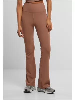 Pantalonii pentru doamne URBAN CLASSICS TB7801 MARO DESCHIS