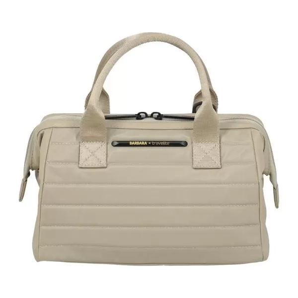  Geantă de mână TRAVELITE BARBARA STEPP COSMETIC BAG NUD SATINAT 