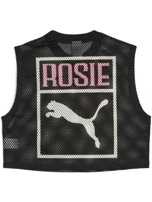 Rezervor PUMA X ROSÉ RELAXED MESH TOP 63380401 PUMA NEGRU