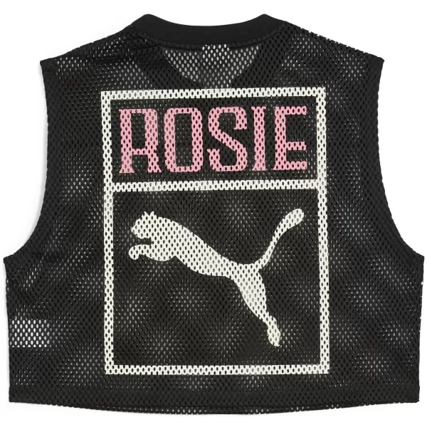  Rezervor PUMA X ROSÉ RELAXED MESH TOP 63380401 PUMA NEGRU 