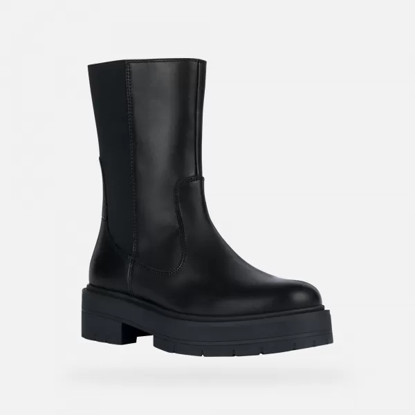  Botine de dama GEOX SPHERICA EC7 NEGRU 
