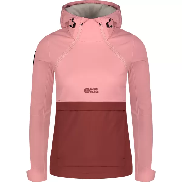  Anorac softshell pentru femei NORDBLANC NBWSL8275 ROZ DESCHIS 