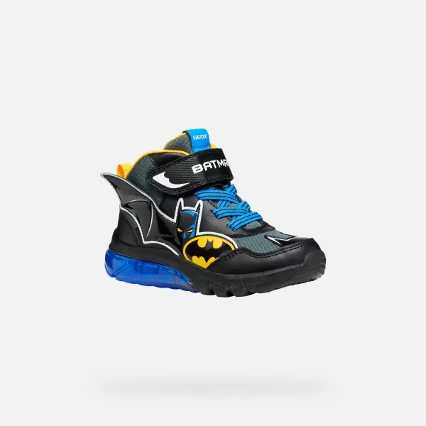  Adidași pentru băieți GEOX CIBERDRON J56LBE0BC14C0054 NEGRU 
